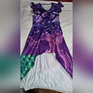 Halloween Decendents 3 Costume, Girl's Dress Purple, Pink & Green